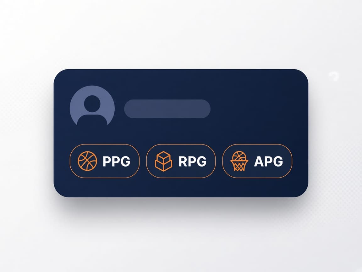 Embeddable player stats widget preview